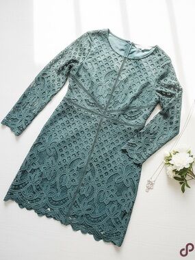 cupcakes and cashmere Women's Spence Lace Fit N Flare Dress